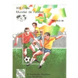 B71  Campeonato Mundial de Futebol, México , Mint 7434